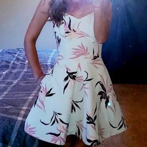 KEEPSAKE White Pocket Fit/Flare Mini